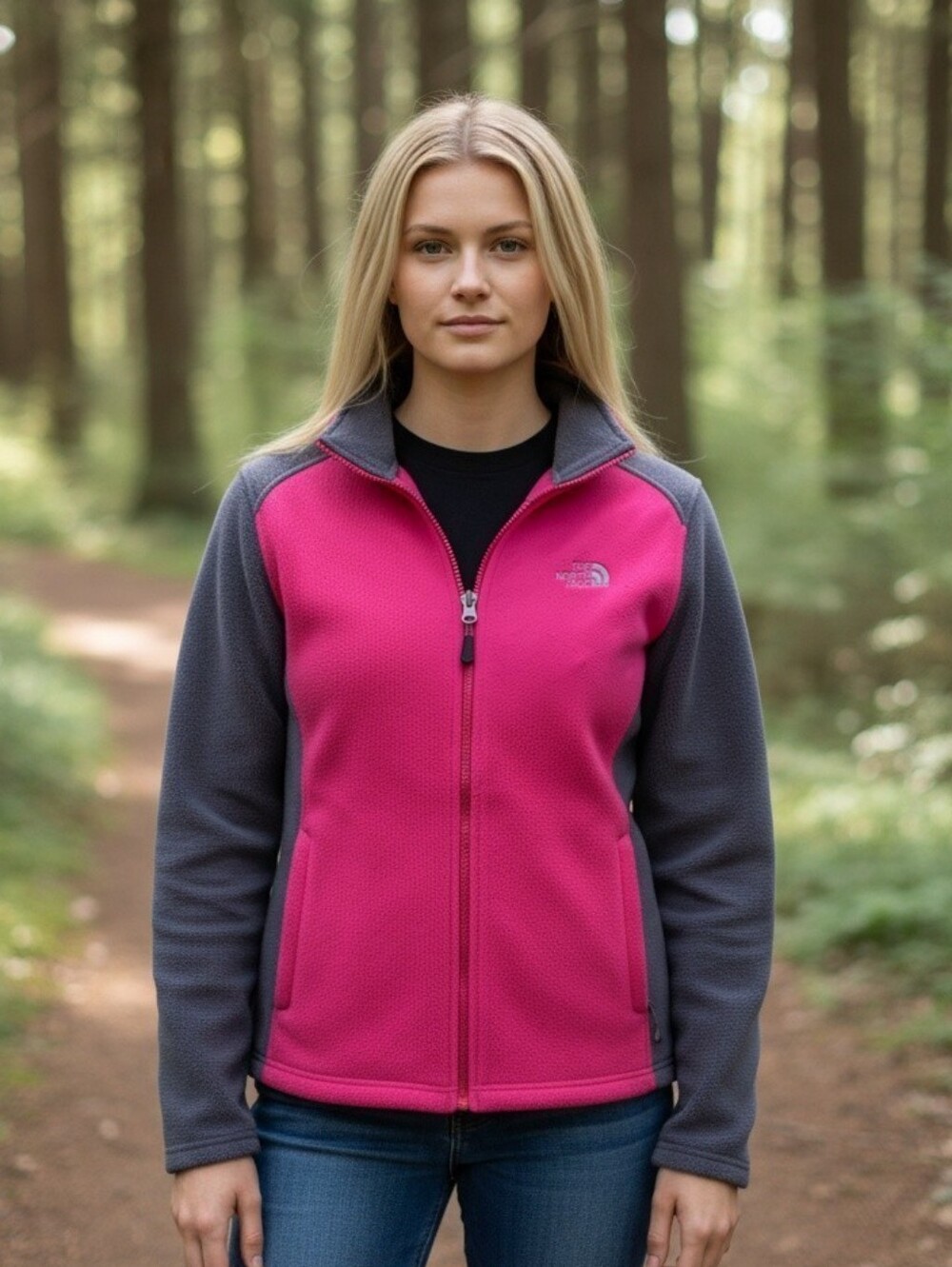 The North Face Flash Dry  Women's Large Full Zip Fleece Jacket